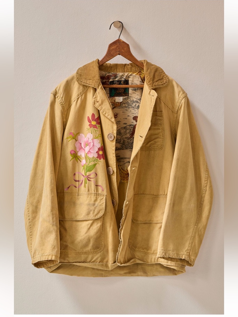 Annabelle Buck Hand Painted Barn Jacket